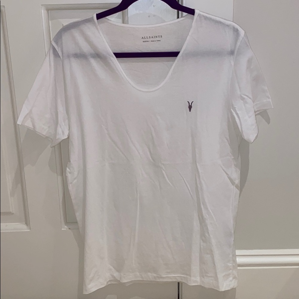 All Saints Everyday U-Shaped Cotton Tee